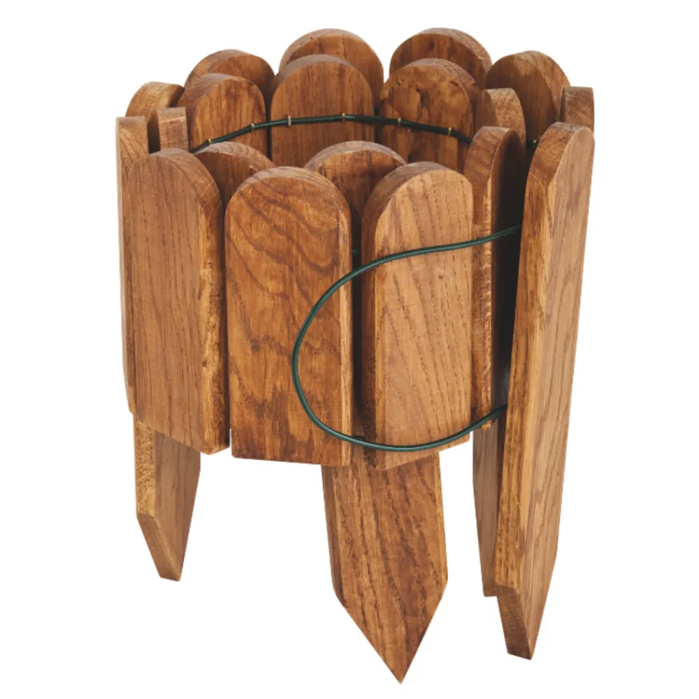 Cerland - Bordure de jardin en chêne - oak - 114 x 15 cm Clearance