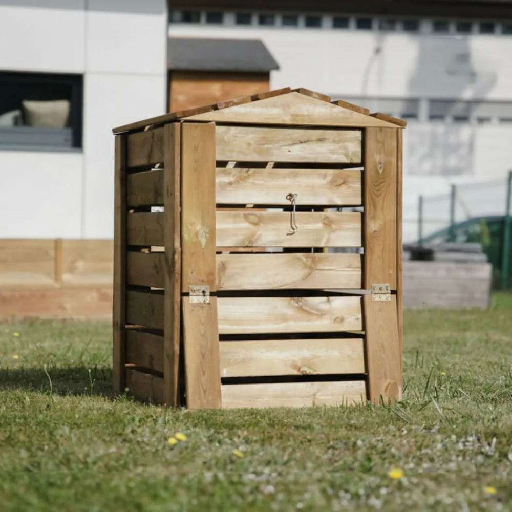 Cerland - Composteur avec trappes - cabane