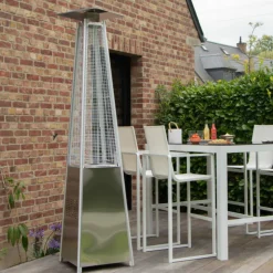 NA Chauffage D’Extérieur | Chauffe terrasse hexagol inox astra