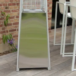 NA Chauffage D’Extérieur | Chauffe terrasse hexagol inox astra