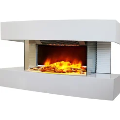 NA Chemin'arte cheminée électrique 2000w blanc - lounge medium blanc Best