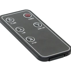 NA Bois Et Accessoires De Cheminées | Chemin'arte cheminée électrique 2000w avec télécommande - pure inox