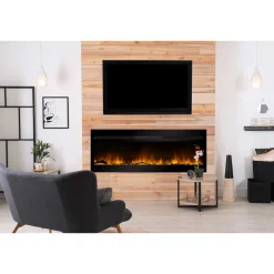NA Bois Et Accessoires De Cheminées | Chemin'arte cheminée électrique 2000w noir - elysee xxl