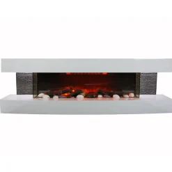NA Bois Et Accessoires De Cheminées | Chemin'arte cheminée électrique 2000w - lounge 3xl