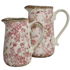 Chemin De Campagne Vases Et Coupes | - Pichet en céramique émaillée 