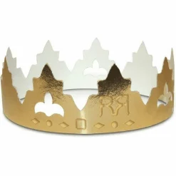 Chevalier Diffusion Fête Et Anniversaire | - 6 couronnes en carton pour galette des rois - classique