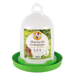 Chick'a Alimentation | - Abreuvoir volaille ligne verte 5.5 l