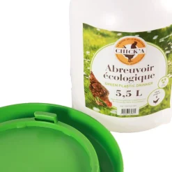 Chick'a Alimentation | - Abreuvoir volaille ligne verte 5.5 l