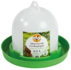 Chick'a Alimentation | - Abreuvoir volaille ligne verte 3.5 l