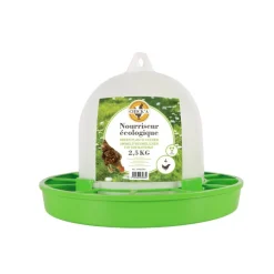 Chick'a - Nourrisseur à trémie ligne verte 2,5 kg Outlet