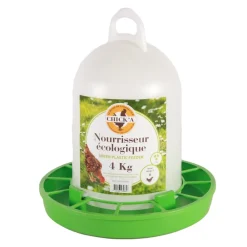 Chick'a Alimentation | - Nourrisseur à trémie ligne verte 4 kg
