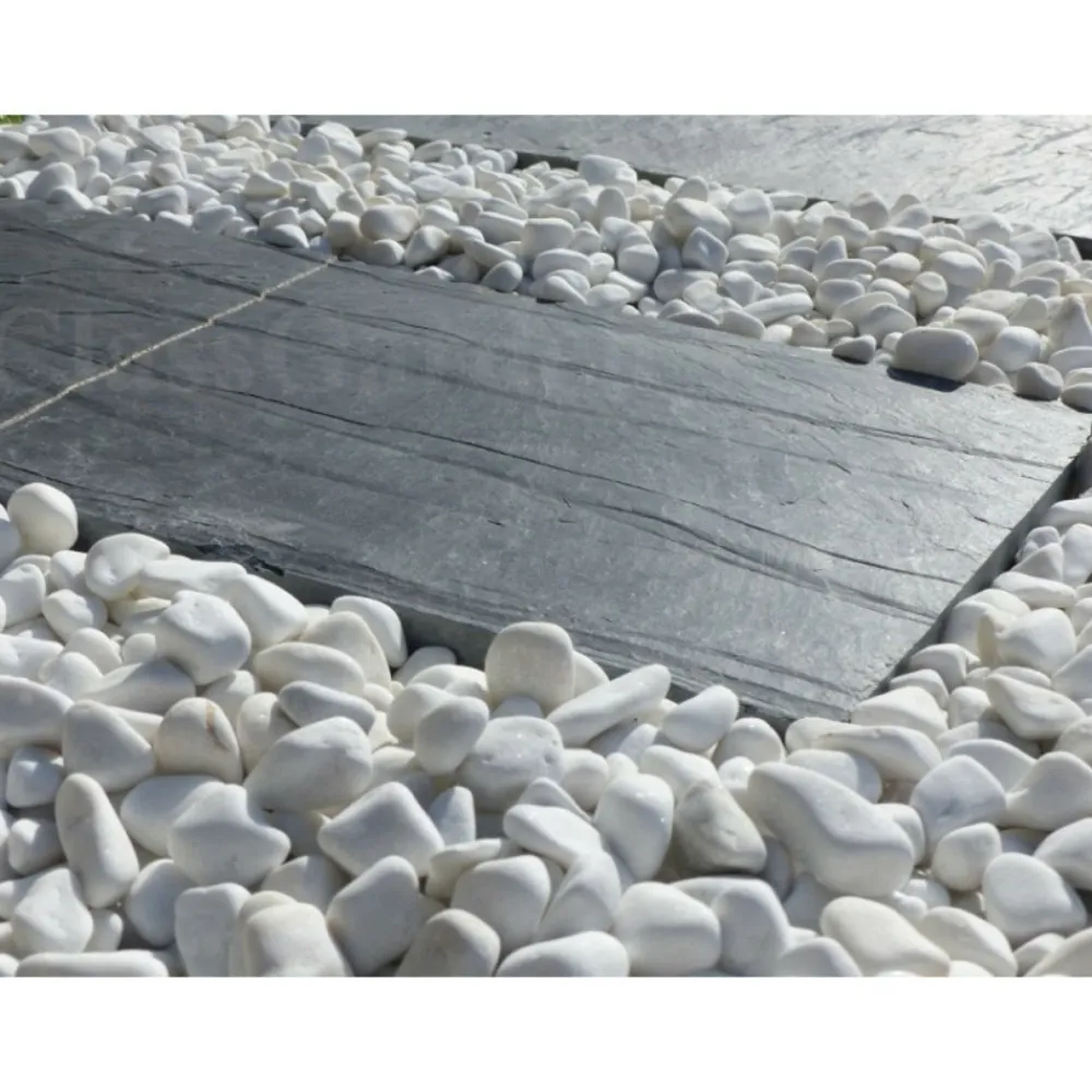 Classgarden - Galet blanc brillant 12-24 pack de 7 m² - 14 sacs - 280 kg Sale