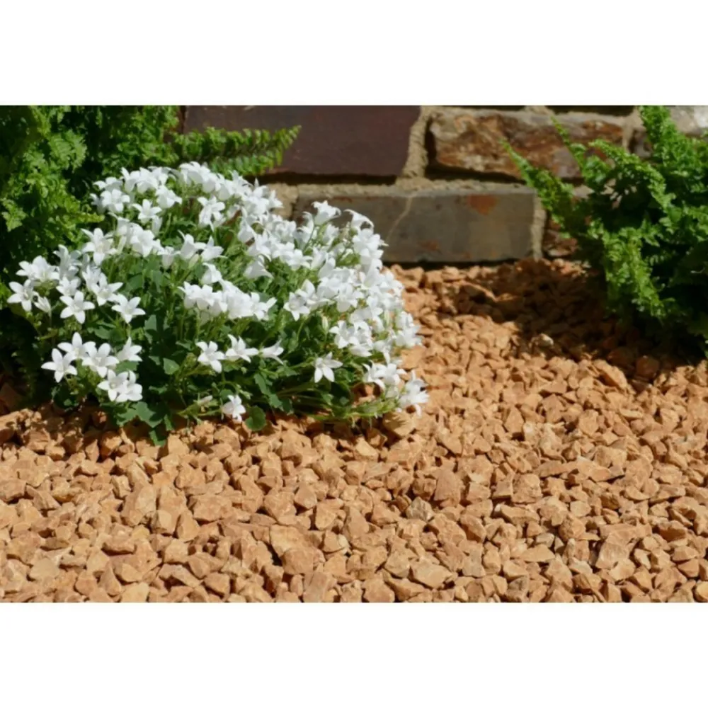 Classgarden - Gravier jaune saumon 10-15 pack de 5 m² - 14 sacs - 240 kg Discount