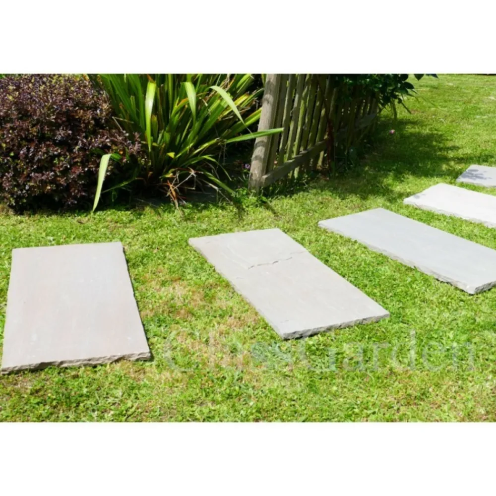Classgarden - Pas japonais grès kandla multicolore 100x50 - pack de 10 pièces Clearance