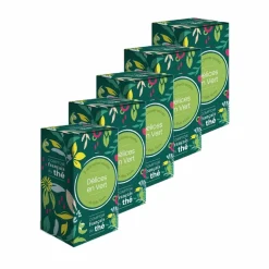 Comptoir Français Du Thé COMPTOIR FRANÇAIS DU THÉ - Thé délices en vert - 5 sachets - Sale