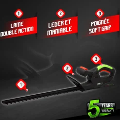 Constructor - Taille haies 20v max sans batterie - lame 55cm - capacité de coupe 16mm - const Outlet