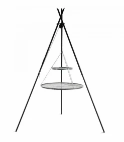 Cook Barbecues Et Planchas | - Barbecue 2 grilles de cuisson suspendu « tipi » sur trépied 210 cm 鈥