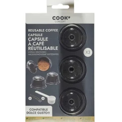 Cook Concept - Capsule réutilisable compatible Dolce Gusto (x3 pièces) Best