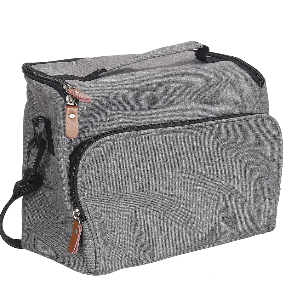 Cook Concept Entretien De La Maison | - Lunch bag gris zippé 25,4x20,3x12,7cm