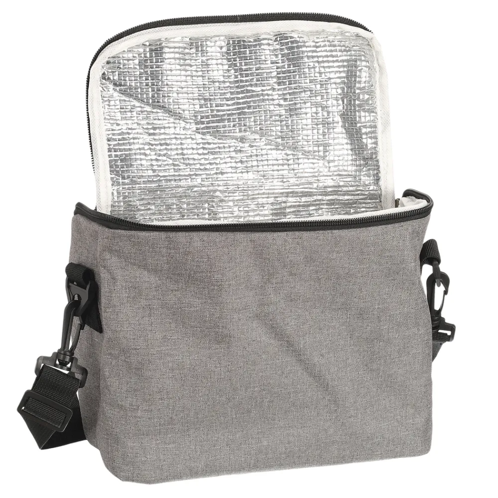 Cook Concept Entretien De La Maison | - Lunch bag gris zippé 25,4x20,3x12,7cm