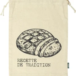 Cook Concept Entretien De La Maison | - Sac à pain en toile pour pain tranché 26x36cm