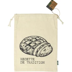 Cook Concept Entretien De La Maison | - Sac à pain en toile pour pain tranché 26x36cm