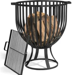 Cookking Chauffage D’Extérieur | - Braséro d'extérieur panier à feu de - acier de haute qualité