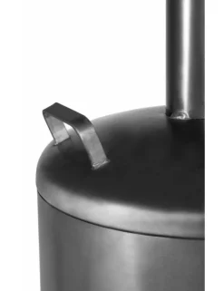 Cook King Chauffage D’Extérieur | - Cheminée d'extérieur cylindrique en acier faro 40x40x132 cm