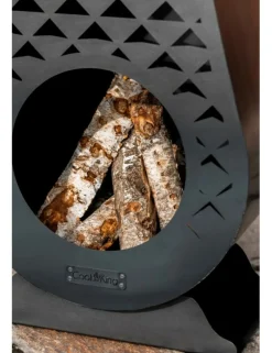 Cook King - Cheminée d'extérieur en acier avangardo 50x33x108cm Discount