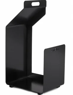 Cook King Bois Et Accessoires De Cheminées | - Porte bûches carré segal en acier noir h.74cm
