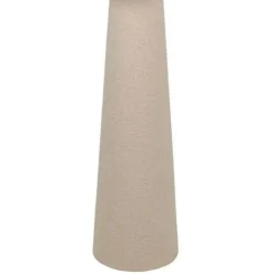 Cote Table Eclairage D’Extérieur | - Lampadaire crème coton 30x130cm