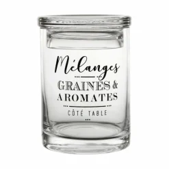 Cote Table - Pot en verre papilles 13cm Discount