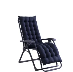 NA Coussin de chaise inclible confort noir, 48*165cm Best