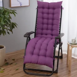 NA Coussin de chaise inclible confortable, violet, 48*165cm Outlet