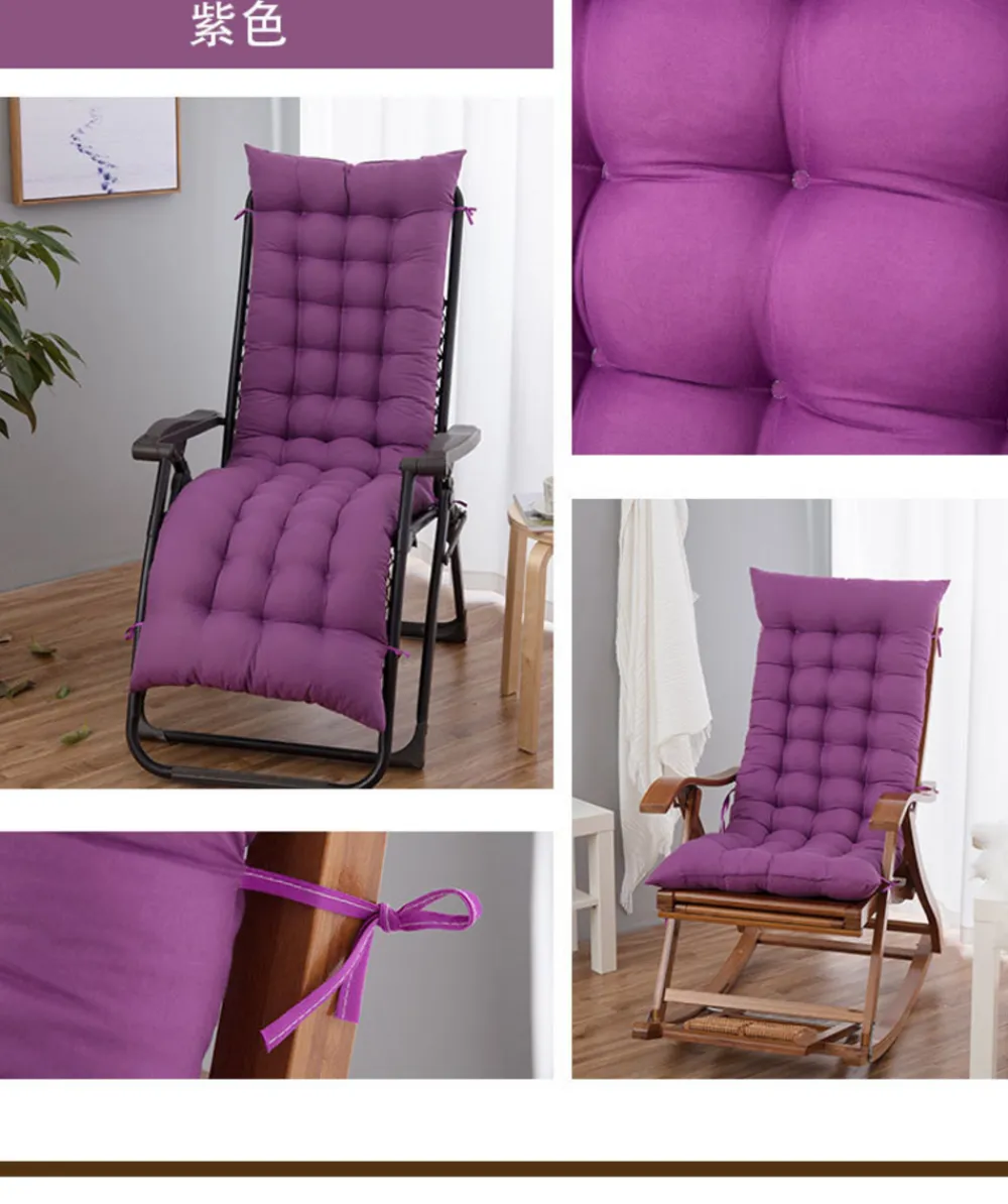 NA Coussin de chaise inclible confortable, violet, 48*165cm Outlet