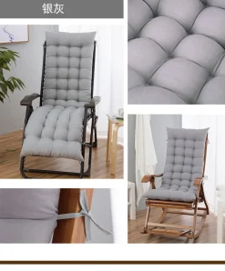 NA Coussins Extérieurs Et Accessoires | Coussin de chaise inclible confortable gris argenté, 48*165cm