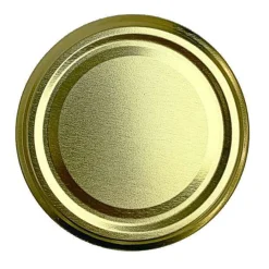 NA Apiculture | 100 couvercles Or TO 63 (pasteurisable sans flip)