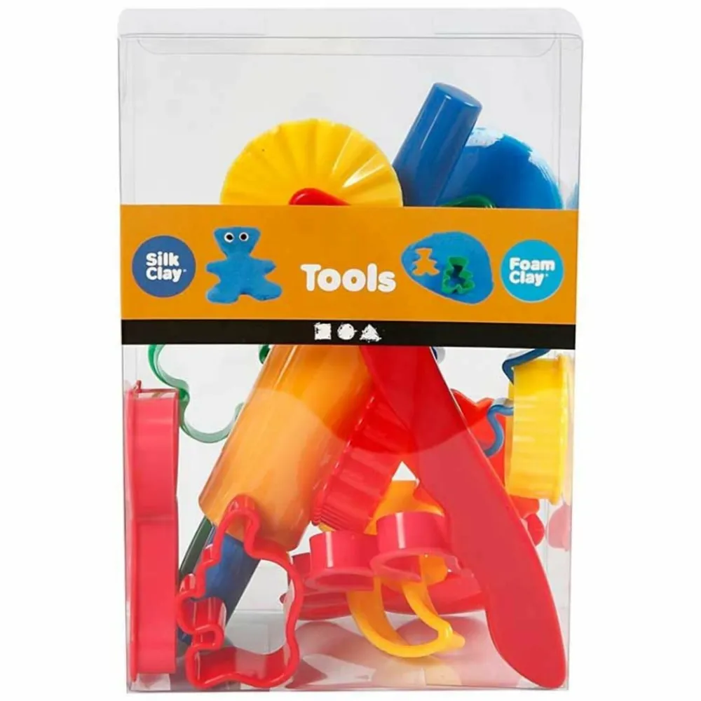 Creotime - 15 outils de modelage pour pâte à modeler Outlet