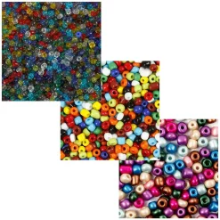 Creotime - Perles de rocaille ø 4 mm - 390 g Clearance
