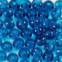 Creotime Bijoux Et Perles | - 45 perles en verre à facettes rondes ø 4 mm - turquoise