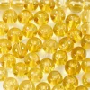 Creotime - 45 perles en verre à facettes rondes ø 4 mm - jaune Clearance