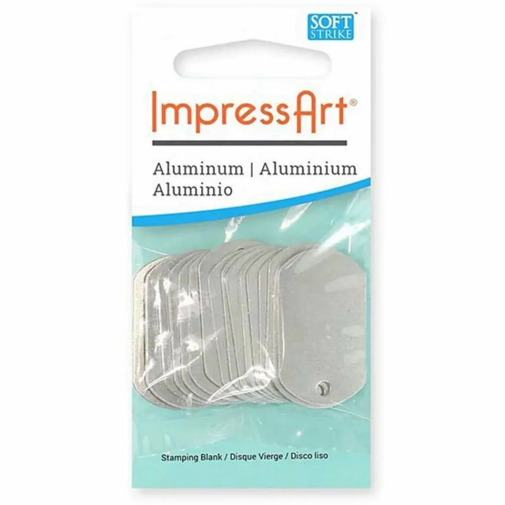 Creotime - 13 plaques aluminium - 30 x 20 mm Online