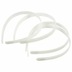 Creotime - 5 serre-têtes blancs - largeur 13 mm Best