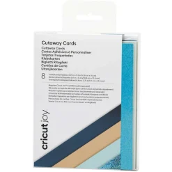 Cricut - 8 cartes adhésives et enveloppes marine -