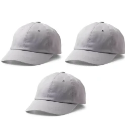 Cricut - 3 casquettes grises à customiser -