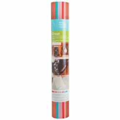 Cricut - 5 feuilles de vinyles amovibles bleu, rose, rouge, doré métalisé 30,5 x 30,5 cm -