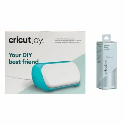Cricut - Machine de découpe joy + vinyle permanent argenté brillant 121,9 x 13,9 cm