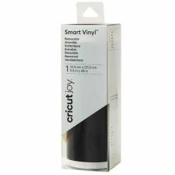 Cricut - Rouleau de vinyle amovible noir 121,9 x 13,9 cm Clearance