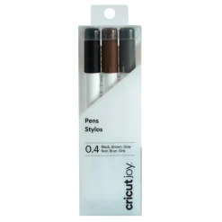 Cricut Librairie Et Papeterie | - 3 stylos à pointe fine noir, marron et gris 0,4 mm