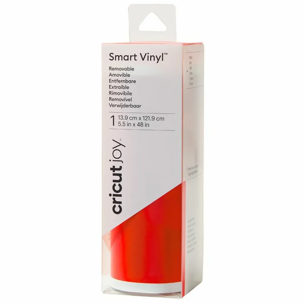 Cricut Librairie Et Papeterie | - Vinyle amovible rouge mat 121,9 x 13,9 cm - joy